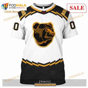 Custom Name And Number NHL Boston Bruins Shirt Sweatshirt Hoodie 3d 6