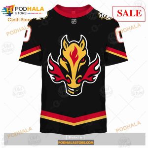 Custom Name And Number NHL Calgary Flames Sweatshirt Hoodie 3d 3