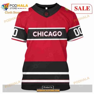 Custom Name And Number NHL Chicago Blackhawks Shirt Sweatshirt Hoodie 3d 6