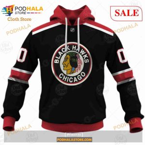 Custom Name And Number NHL Chicago Blackhawks Sweatshirt Hoodie 3d 2