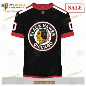 Custom Name And Number NHL Chicago Blackhawks Sweatshirt Hoodie 3d 3