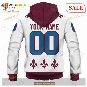 Custom Name And Number NHL Colorado Avalanche Sweatshirt Hoodie 3d 6