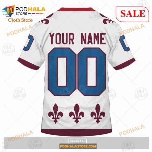 Custom Name And Number NHL Colorado Avalanche Sweatshirt Hoodie 3d 7