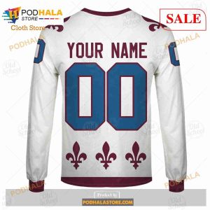 Custom Name And Number NHL Colorado Avalanche Sweatshirt Hoodie 3d 8