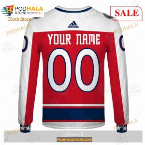 Custom Name And Number NHL Columbus Blue Sweatshirt Hoodie 3d 8
