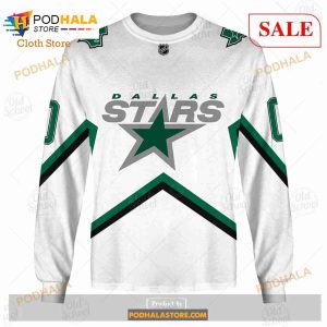 Custom Name And Number NHL Dallas Stars Sweatshirt Hoodie 3d 4