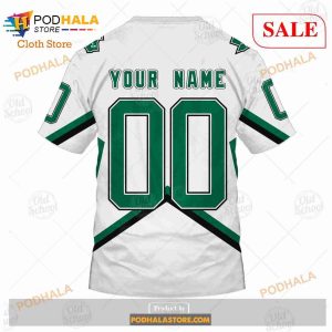 Custom Name And Number NHL Dallas Stars Sweatshirt Hoodie 3d 7