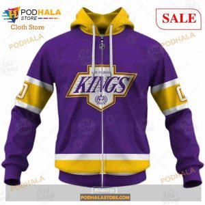 Custom Name And Number NHL Los Angeles Kings Sweatshirt Hoodie 3d 5