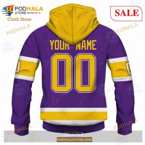 Custom Name And Number NHL Los Angeles Kings Sweatshirt Hoodie 3d 6