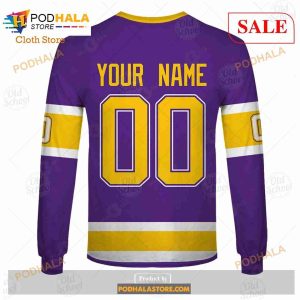 Custom Name And Number NHL Los Angeles Kings Sweatshirt Hoodie 3d 8