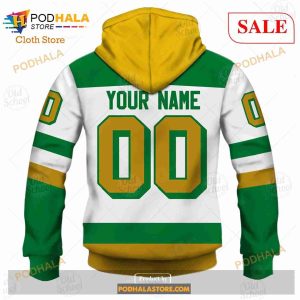 Custom Name And Number NHL Minnesota Wild Sweatshirt Hoodie 3d 6
