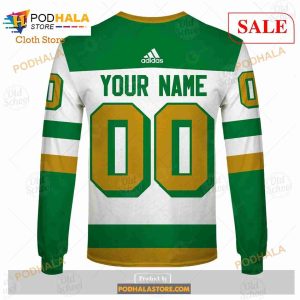 Custom Name And Number NHL Minnesota Wild Sweatshirt Hoodie 3d 8