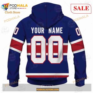 Custom Name And Number NHL Montreal Canadiens Sweatshirt Hoodie 3d 6