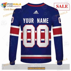 Custom Name And Number NHL Montreal Canadiens Sweatshirt Hoodie 3d 8