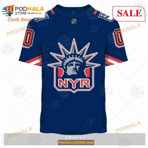 Custom Name And Number NHL New York Rangers Sweatshirt Hoodie 3d 3