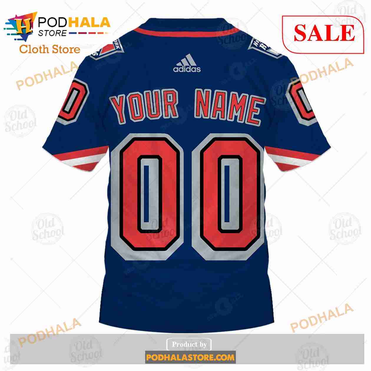 : Custom Football American Hoodie With Name & Number