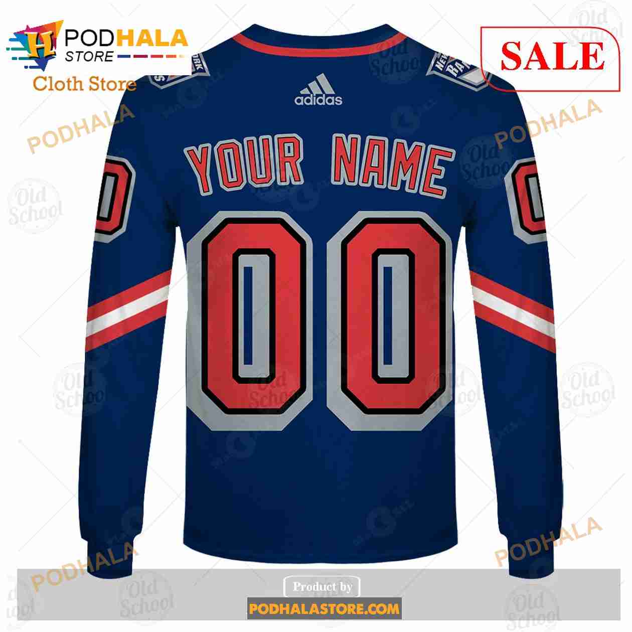 3D Printed Personalize New York Rangers 2020 Home Jersey