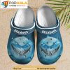 Custom Name Blue Shark Crocband 3D Crocs Slippers