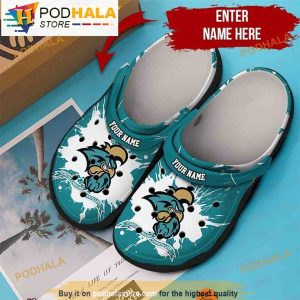 Custom Name Coastal Carolina Chanticleers Ncaa Football Crocband 3D Crocs