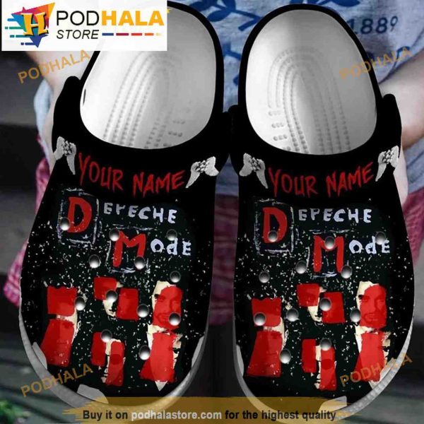 Custom Name Depeche Mode Band Crocband 3D Crocs