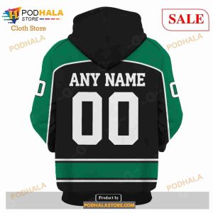 Custom Name Number NHL Reverse Retro Dallas Stars Shirt Hoodie 3d 3
