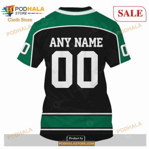 Custom Name Number NHL Reverse Retro Dallas Stars Shirt Hoodie 3d 7