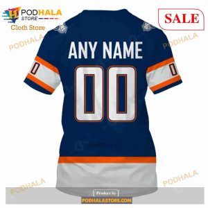 Custom Name Number NHL Reverse Retro Edmonton Oilers Shirt Hoodie 3d 7