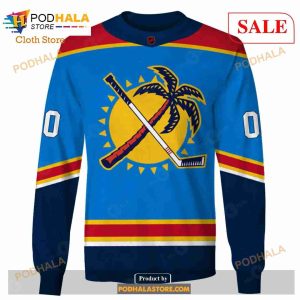 Custom Name Number NHL Reverse Retro Florida Panthers Shirt Hoodie 3d 4