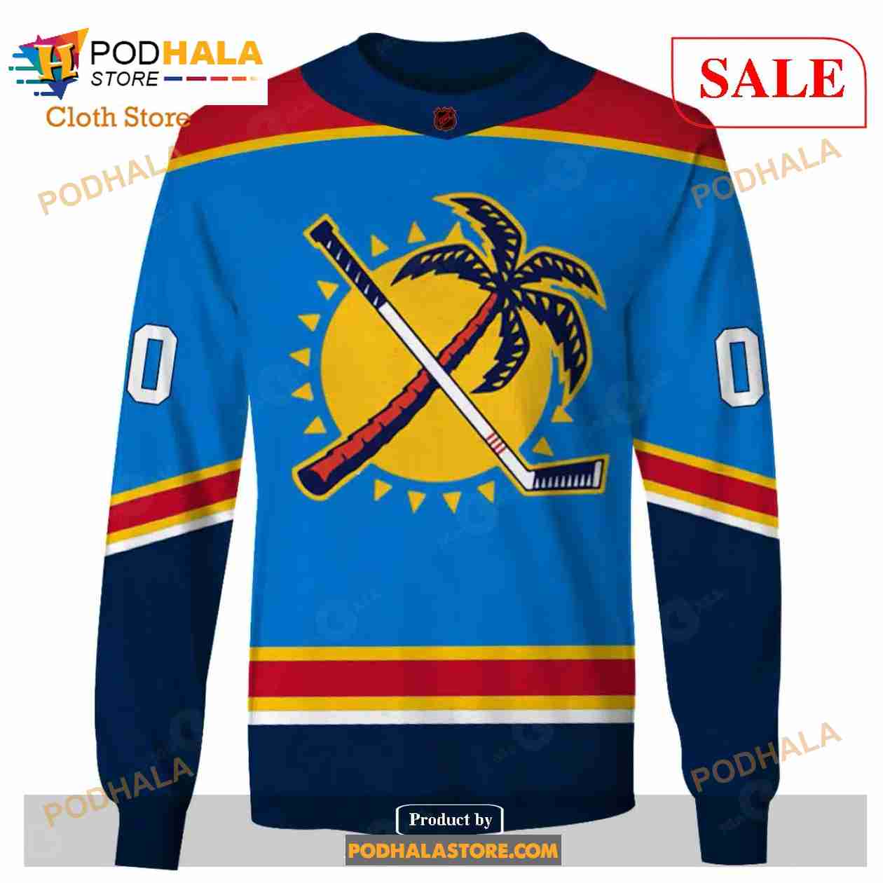 Personalized Florida Panthers 90s Throwback Vintage NHL Away