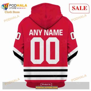 Custom Name Number NHL Reverse Retro Hartford Whalers Shirt Hoodie 3d 3