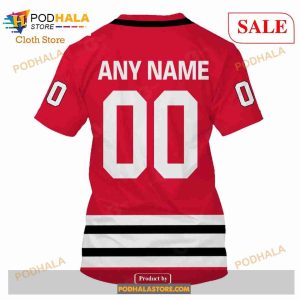 Custom Name Number NHL Reverse Retro Hartford Whalers Shirt Hoodie 3d 7