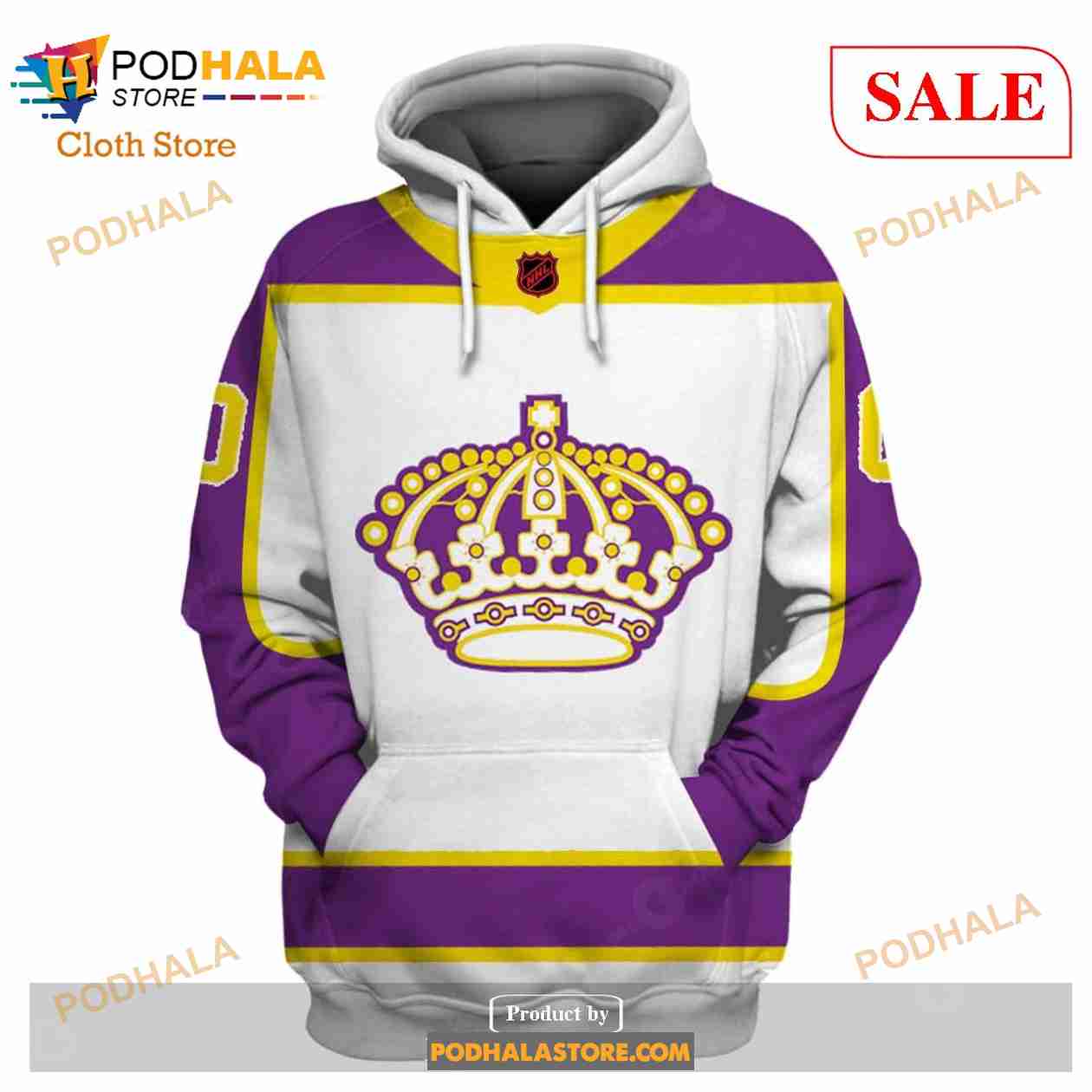 Los Angeles Kings NHL Custom Name and Number Hockey Jersey Shirt