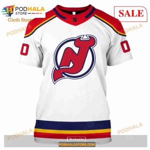 Custom Name Number NHL Reverse Retro New Devils Shirt Hoodie 3d 6