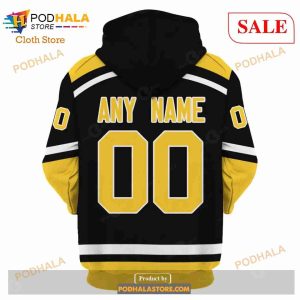 Custom Name Number NHL Reverse Retro Pittsburgh Penguins Shirt Hoodie 3d 3