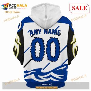 Custom Name Number NHL Reverse Retro Tampa Bay Lightning Shirt Hoodie 3d 3