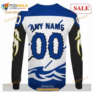 Custom Name Number NHL Reverse Retro Tampa Bay Lightning Shirt Hoodie 3d 5