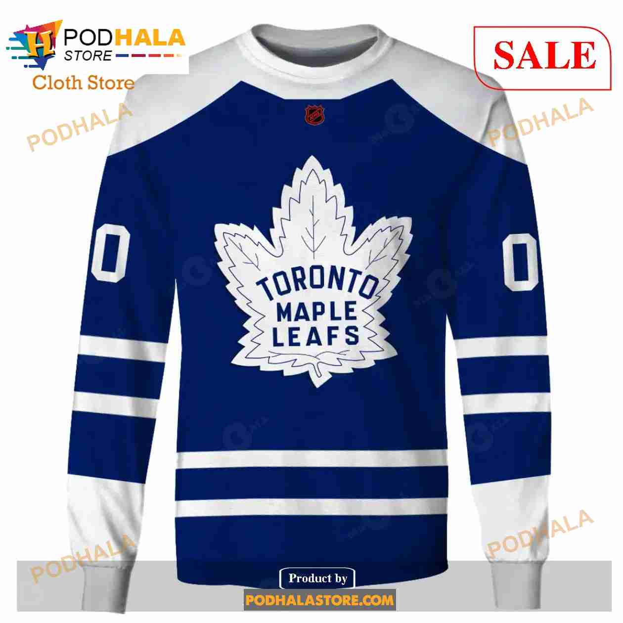 Custom Name & Number NHL Toronto Maple Leafs Reverse Retro Alternate Shirt  Hoodie 3D - Bring Your Ideas, Thoughts And Imaginations Into Reality Today