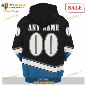 Custom Name Number NHL Reverse Retro Washington Capitals Shirt Hoodie 3d 3