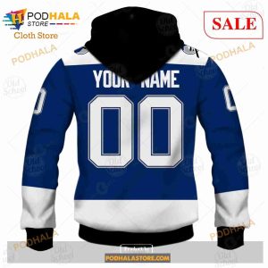 Custom Name Number NHL Tampa Bay Lightning Reverse Retro Alternate Shirt Hoodie 3d 6