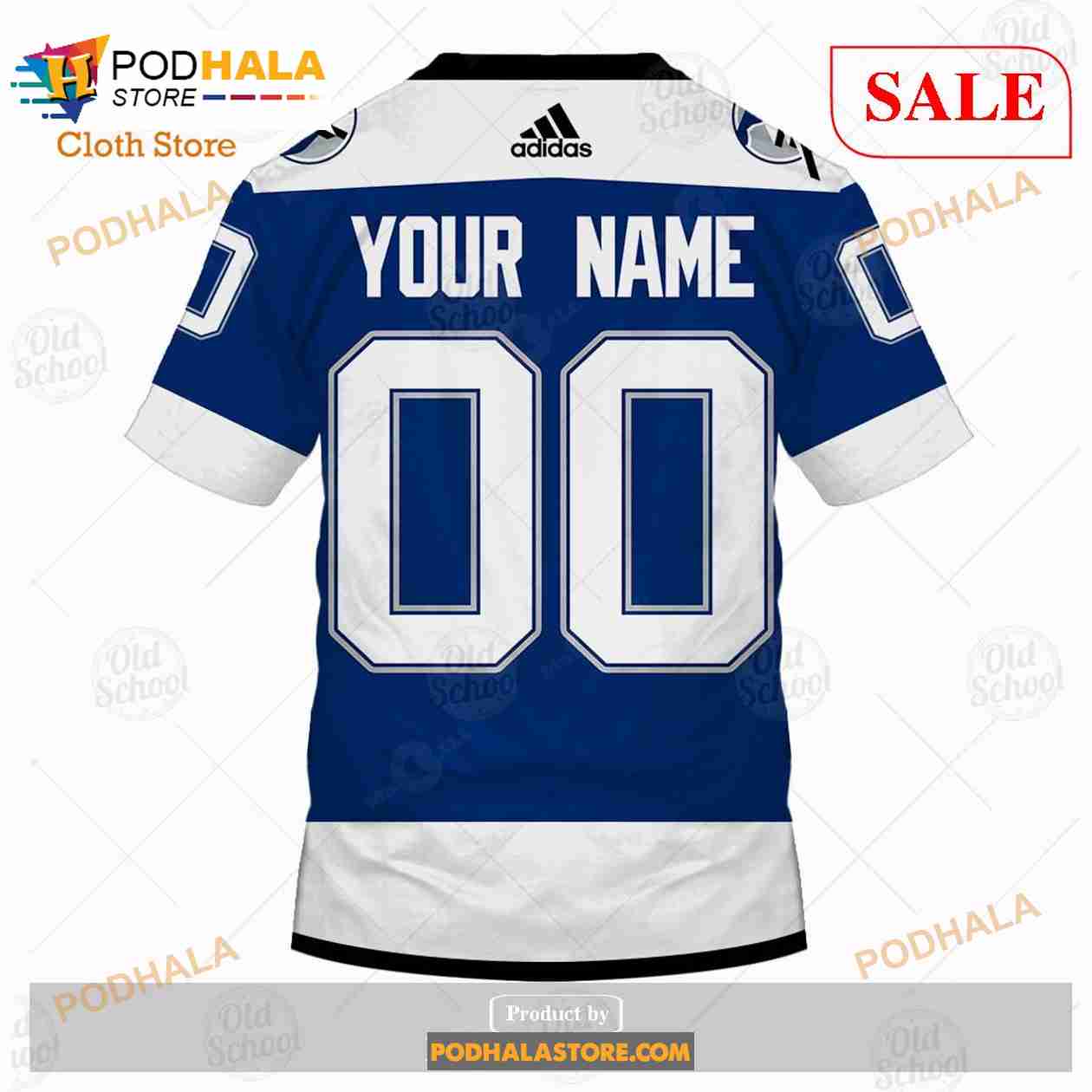 Custom Name & Number NHL Tampa Bay Lightning Reverse Retro Alternate Shirt  Hoodie 3D - Bring Your Ideas, Thoughts And Imaginations Into Reality Today