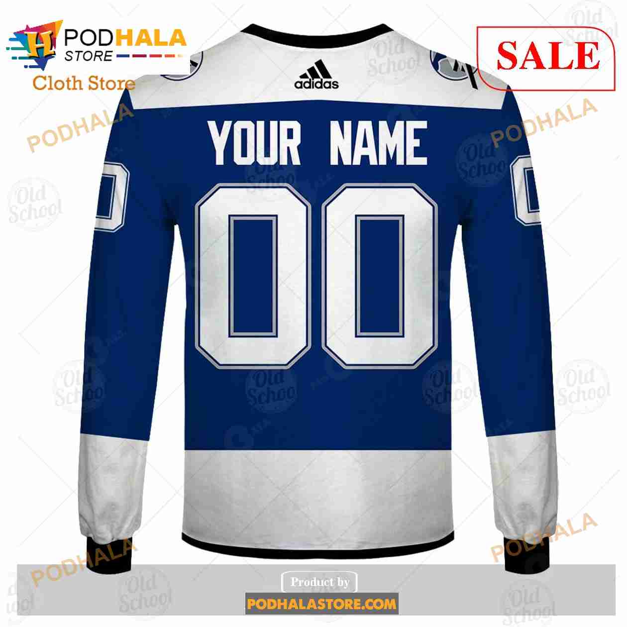 Personalized name and number NHL Reverse Retro Hockey Jersey Tampa