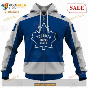 Custom Name Number NHL Toronto Maple Leafs Reverse Retro Alternate Shirt Hoodie 3d 5