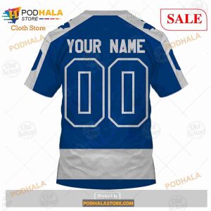 Custom Name Number NHL Toronto Maple Leafs Reverse Retro Alternate Shirt Hoodie 3d 7