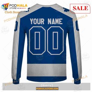 Custom Name Number NHL Toronto Maple Leafs Reverse Retro Alternate Shirt Hoodie 3d 8