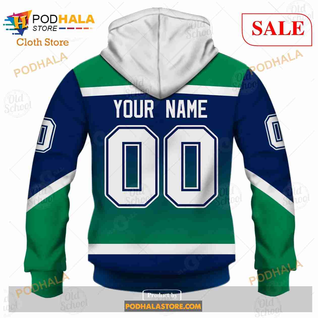 Vancouver Canucks Reverse Retro Kits 2022 Personalized Hoodie in