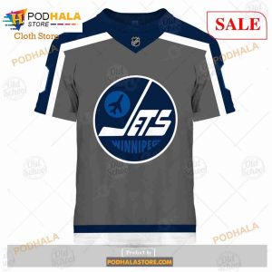 NHL Winnipeg Jets Custom Name And Number Rocket Power Over Print 3D Shirt