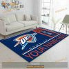 Custom Name Oklahoma City Thunder Wincraft Nba Rug Living Room Rug Us Decor