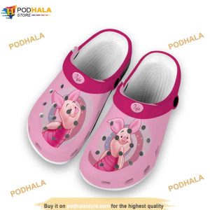 Custom Name Piglet Winnie The Pooh Crocband 3D Crocs