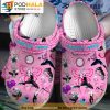 Custom Name Pink Spider Man Crocband 3D Crocs Shoes