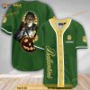 Custom Name Scary Michael Myers Pumpkin Ballantines 3D Baseball Jersey